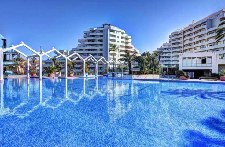 Apartamento Benal beach vista al mar y parque acuático Benalmádena Exterior foto