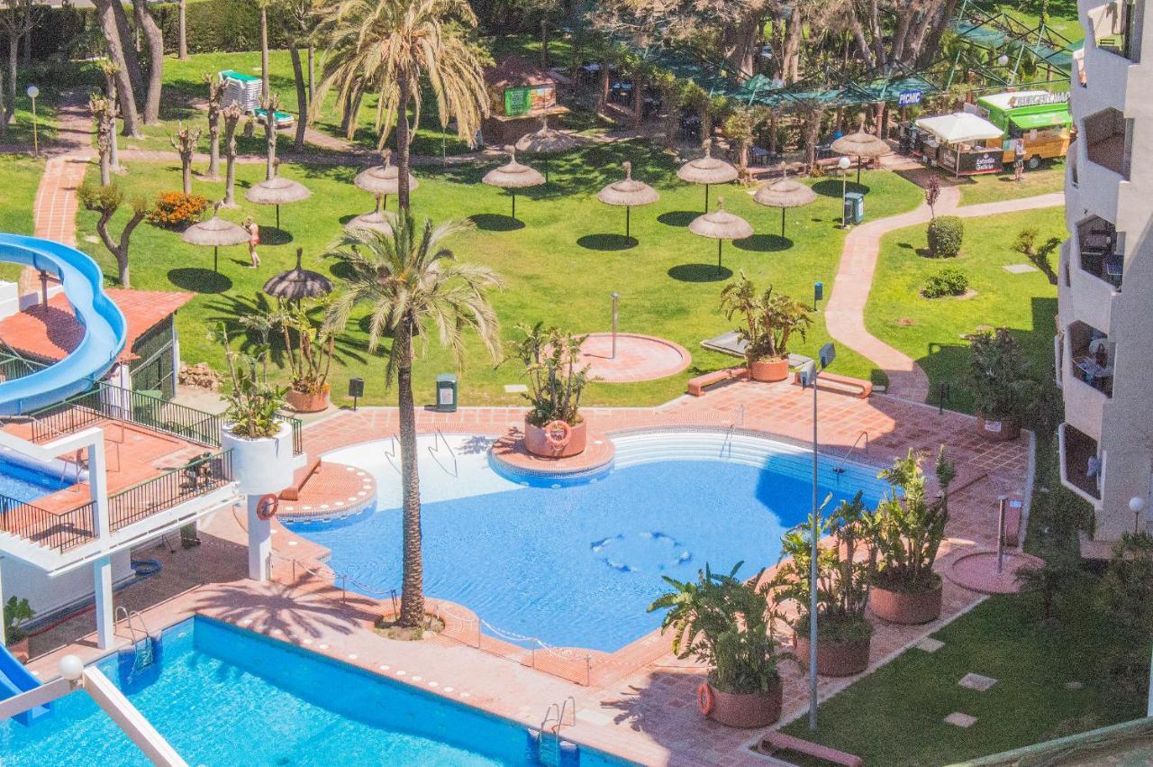 Apartamento Benal beach vista al mar y parque acuático Benalmádena Exterior foto